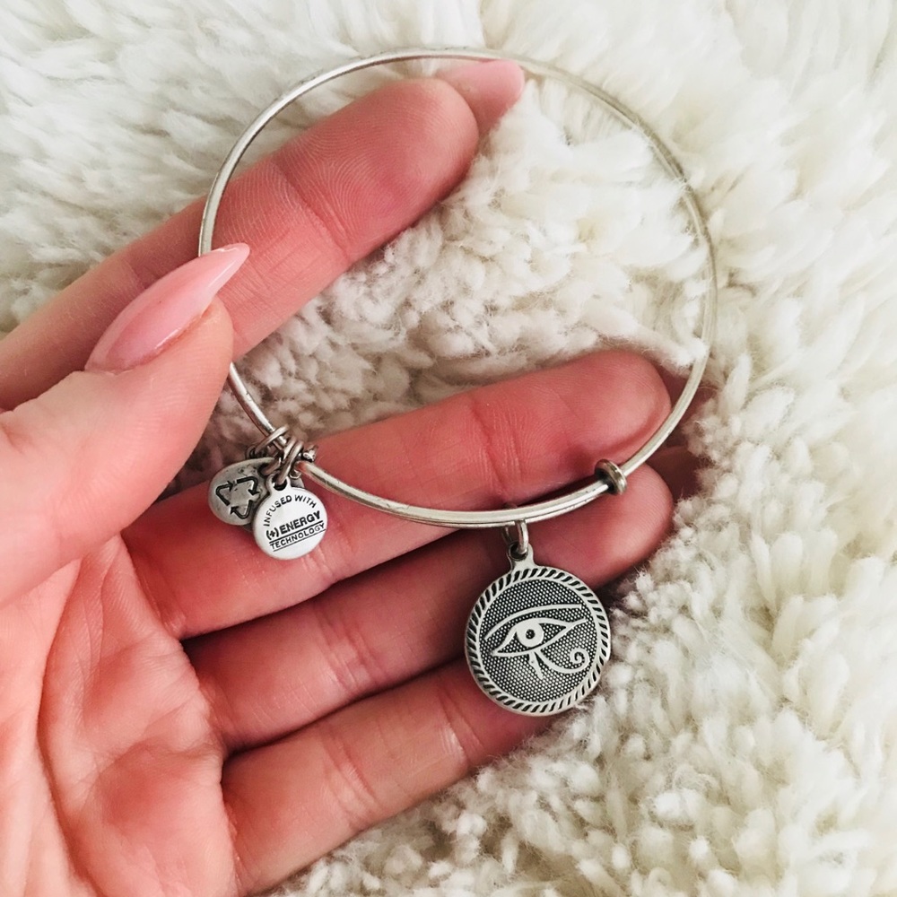 Alex and Ani • Eye of Horus Charm Bangle
